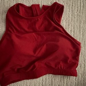 Red bikini top great like new condition